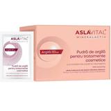 Pudra de Argila pentru Tratamente Cosmetice - Aslavital Mineralactiv Clay Powder for Cosmetic Treatments, 10 plicuri x 20 g