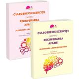 Culegere de exercitii pentru recuperarea afaziei Vol.1+ Vol.2 - Alexandra Lavinia Rogozea, editura Jucarii Vorbarete