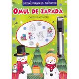Omul de zapada. Scriem, stergem si iar scriem. Carte de activitati, editura Erc Press
