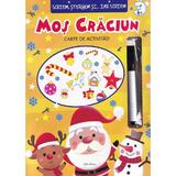 Mos Craciun. Scriem, stergem si iar scriem. Carte de activitati, editura Erc Press