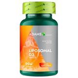 Liposomal D3 4000 UI - Adams Supplements Bone System Support, 90 capsule