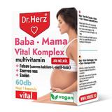 Capsule vegane Vital Complex fara Iod Bebe-Mama Dr Herz 60 buc