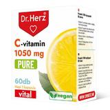 Capsule vegane Vitamina C Dr Herz 1050 mg 60 buc
