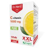 Capsule vegane cu Vitamina C 1050 mg Dr Herz 120 buc XXL