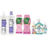 Set Îngrijire Completă Piele & Păr – 7 Produse Cosmaline (Șampon & Balsam Vital Shine, Șampon & Balsam Natural Care Păr Frizat, Loțiune de Corp, Gel de Curățare Facială, Hair & Body Mist)