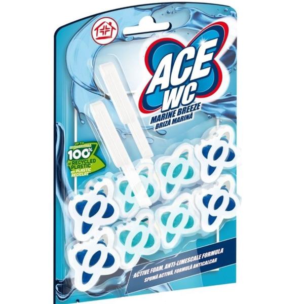 Odorizant Toaleta Briza Marina - ACE WC Marine Breeze, 2 x 48 g
