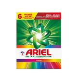 Detergent Automat Pudra - Ariel Instant Dissolution Color, 6 spalari, 390 g