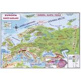 Plansa. Harta Europei A4, editura Colibri Kids