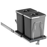 Cos de gunoi incorporabil, Patty Automatic, colectare selectiva cu 2 recipiente x 15 litri