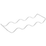 Suport, stativ pentru 10 sticle de vin Ola, finisaj alb, 12x32x3 cm