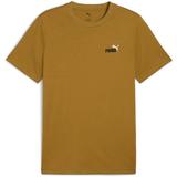 Tricou barbati Puma Ess 2 Color Small No. 1 Logo Tee 68471769, S, Maro
