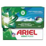 Detergent Automat Capsule - Ariel All in 1 Pods Alpine Fast Dissolving, 12 buc