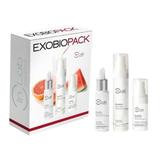 Set anti-îmbătrânire cu exozomi Exobio Pack Inlab Medical ( Ser facial 30 ml + Crema 50 ml +  Gel contur ochi 20 ml ) Inlabmed069
