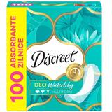 Absorbante Zilnice Parfumate - Discreet Deo Waterlily Multiform, 100 buc