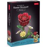 Puzzle 3D: Buchet de flori. Trandafir
