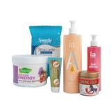 Pachet Rasfat Complet - Îngrijire din Cap până-n Picioare (Balsam 500ml + Crema maini 45ml + Gel igiena intima 250ml + Gel corp 250ml + Servetele demachiante 15buc + Masca500 ml)