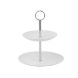 Platou etajat din ceramică, 21×15 cm