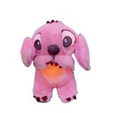 Jucărie Interactivă de Plus care Respiră și &Icirc;i Luminează Inima, 28/30 cm, Lilo, C&acirc;ntă și &Icirc;nc&acirc;ntă