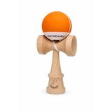 Kendama din Lemn, Bilă Portocalie, Jucărie Skill Toy pentru Copii și Adulți