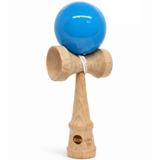 Kendama din Lemn Profesională, Bilă Albastră, 25 cm – Jucărie Skill Toy pentru Copii și Adulți