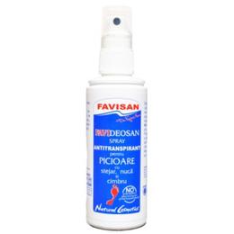 Spray antiperspirant pentru picioare favideosan favisan, 100ml