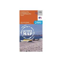 Exmouth and Sidmouth, editura Ordnance Survey