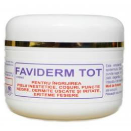 Crema tip unguent pentru ingrijirea pielii inestetice faviderm tot favisan, 30ml