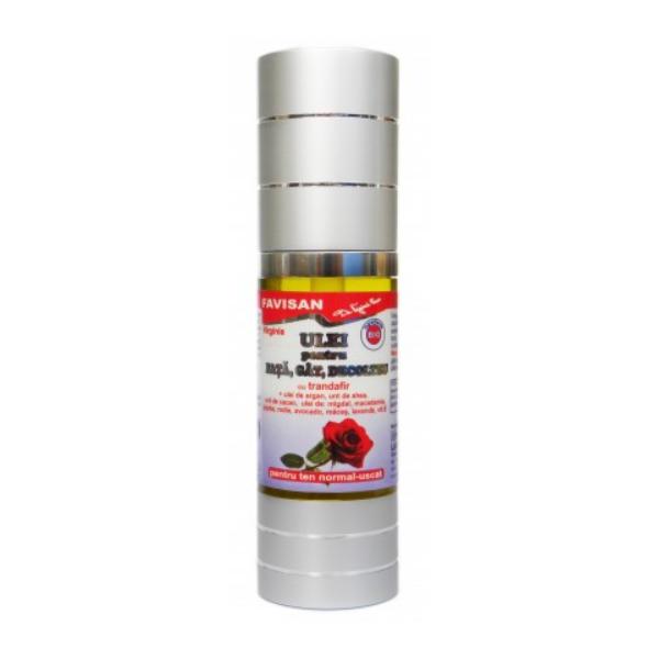 Ulei pentru Fata, Gat si Decolteu Virginia Favisan, 30 ml