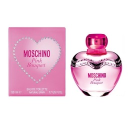 Apa de toaleta moschino pink bouquet, femei, 50ml
