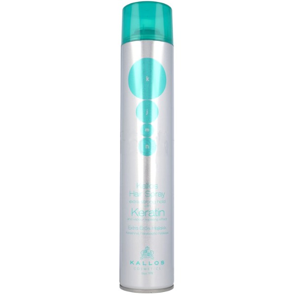 Lac Fixativ cu Keratina - Kallos KJMN Extra Strong Hold Hair Spray with Keratin 750ml