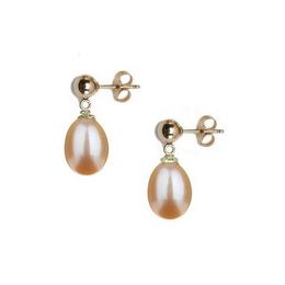Cercei de Aur cu Perla Naturala Crem - Cadouri si Perle
