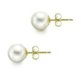 Cercei Aur cu Perle Naturale Akoya de 7-8 mm - Cadouri si Perle