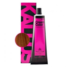 Vopsea permanenta - kallos prestige cream color nuanta 7.37 blond tabac