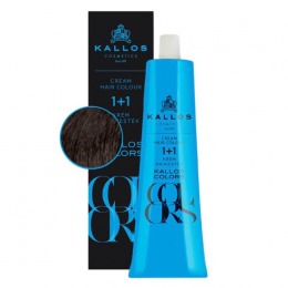 Vopsea permanenta - kallos colors cream hair colour nuanta 2n brun