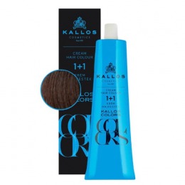 Vopsea permanenta - kallos colors cream hair colour nuanta 5g saten auriu deschis