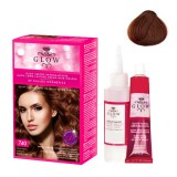 Vopsea Permanenta - Kallos Glow Long Lasting Cream Hair Colour Nuanta 740 Roscat Tizian
