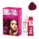 Vopsea Permanenta - Kallos Glow Long Lasting Cream Hair Colour Nuanta 566 Violet Roscat