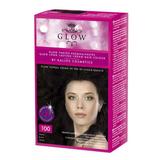 Vopsea Permanenta - Kallos Glow Long Lasting Cream Hair Colour, nuanta 100 Black, 1 buc