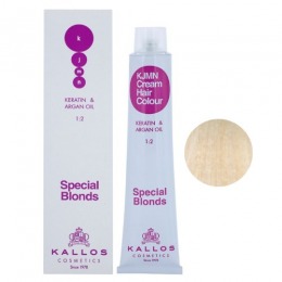 Vopsea permanenta - blond ultra special cu nuanta de bej - kallos kjmn cream hair colour special blonds nuanta 12.013 special ultra beige blond 100ml