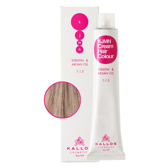 Vopsea Permanenta Mixton – Cenusie – Kallos KJMN Cream Hair Colour nuanta 0.11 Ash 100ml esteto
