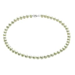 Colier Argint cu Perle Naturale Albe, de Colectie - Cadouri si Perle