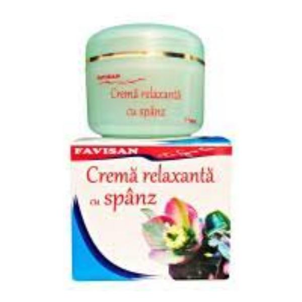 Crema Relaxanta cu Spanz Favisan, 50ml 50ml imagine noua
