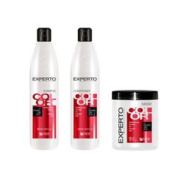 Set cadou mentinerea culorii Experto Professional sampon 500 ml, balsam 500 ml, masa 500 ml cod. 4105/4104/4103
