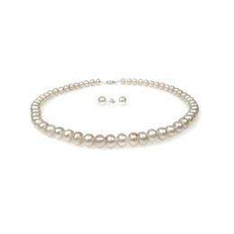 Set Clasic Perle Naturale de Cultura Albe 1 - Cadouri si Perle
