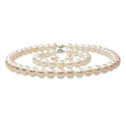 Set Clasic Perle Naturale de Cultura Albe - Cadouri si Perle