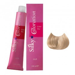 Vopsea permanenta - blond nisip - silky coloration cream nuanta 90.02 nacre