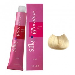 Vopsea permanenta - blond ultra deschis irizat - silky coloration cream nuanta 902 ultra light irise blonde