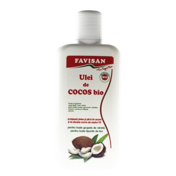 Ulei de Cocos Bio Favisan, 125ml